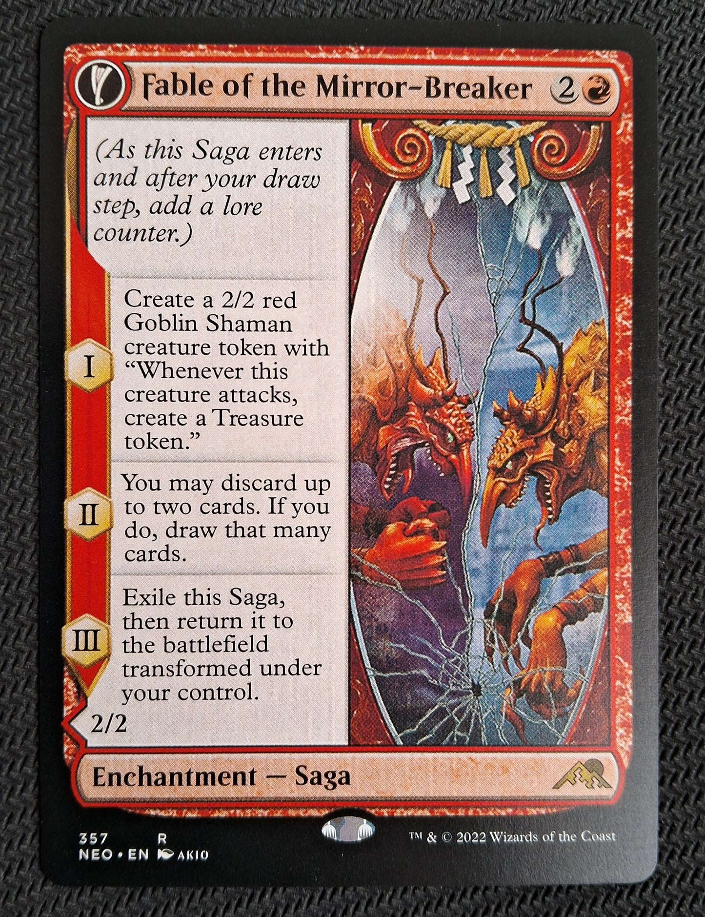 Fable of the Mirror-Breaker - Kamigawa: Neon Dynasty #357 - No Foil