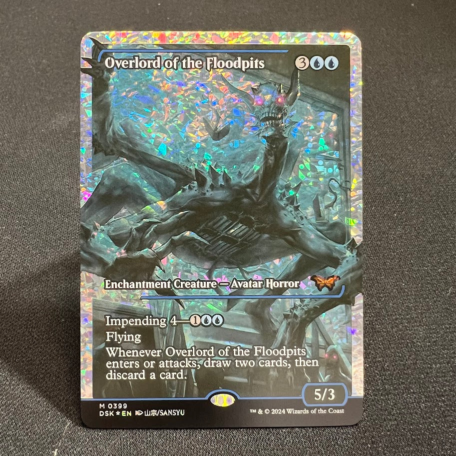 Overlord of the Floodpits - Duskmourn: House of Horror #399 - Fractured Foil