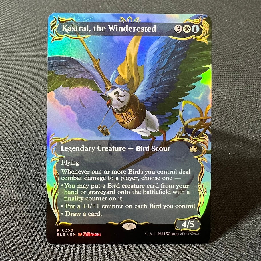 Kastral, the Windcrested - Bloomburrow #350 - Raised Foil