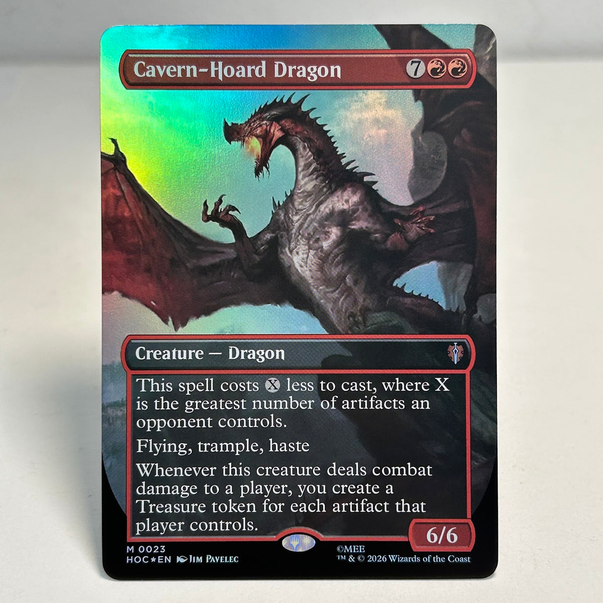 Cavern-Hoard Dragon - The Hobbit Commander #23 - Foil
