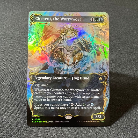 Clement, the Worrywort - Bloomburrow #347 - Raised Foil