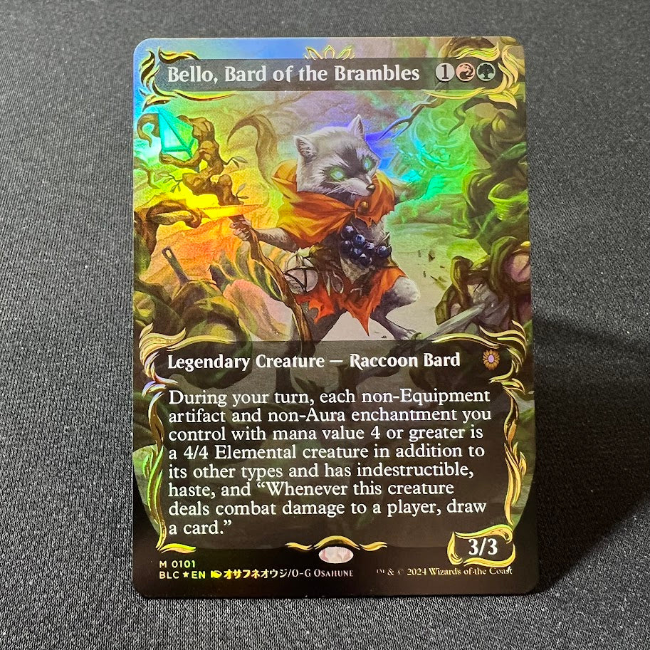 Bello, Bard of the Brambles - Bloomburrow #101 - Raised Foil