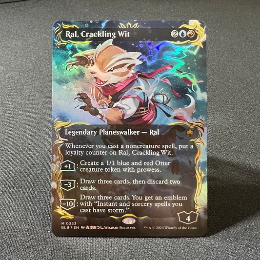 Ral, Crackling Wit - Bloomburrow #353 - Raised Foil