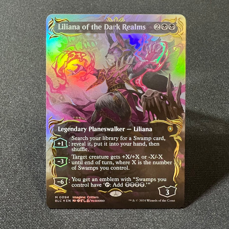 Liliana of the Dark Realms - Bloomburrow #94 - Raised Foil