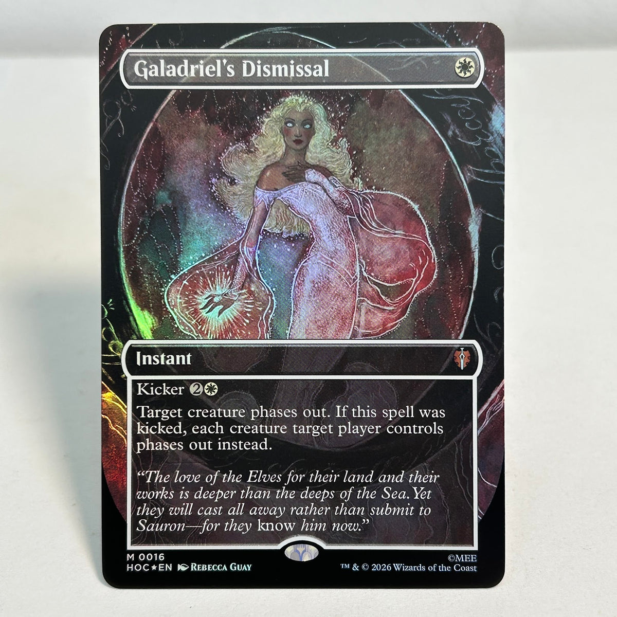 Galadriels Dismissal - The Hobbit Commander #16 - Foil