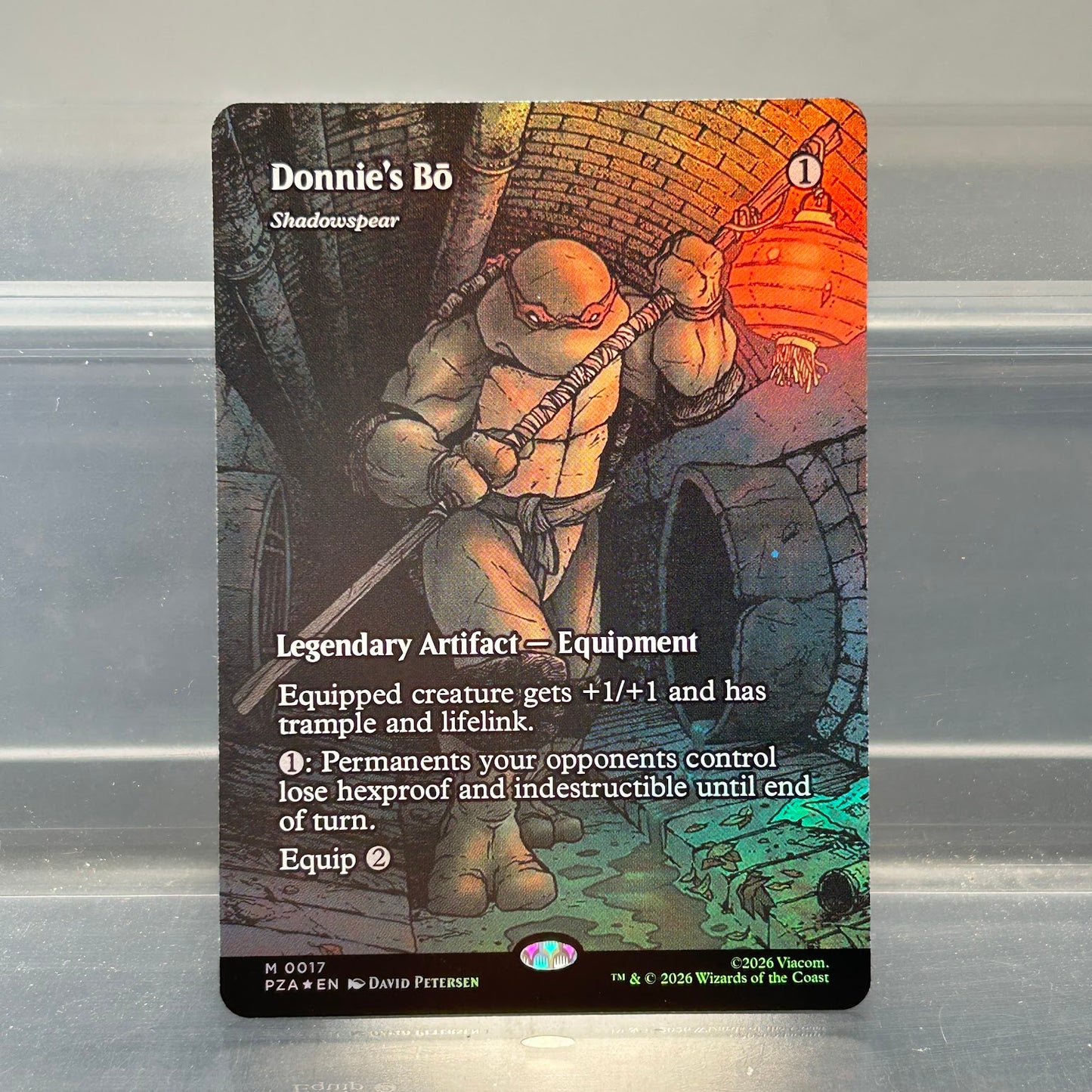 Shadowspear (Donnie's Bō) - Teenage Mutant Ninja Turtles Source Material #17 - Foil
