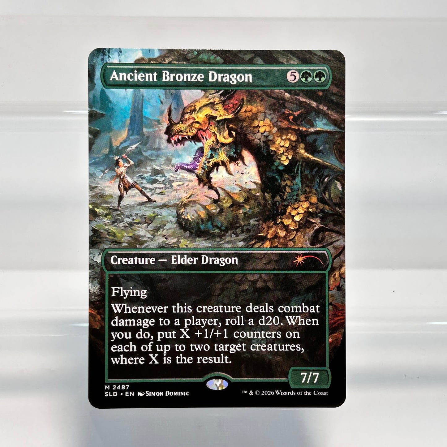 Ancient Bronze Dragon - Secret Lair #2487 - No Foil