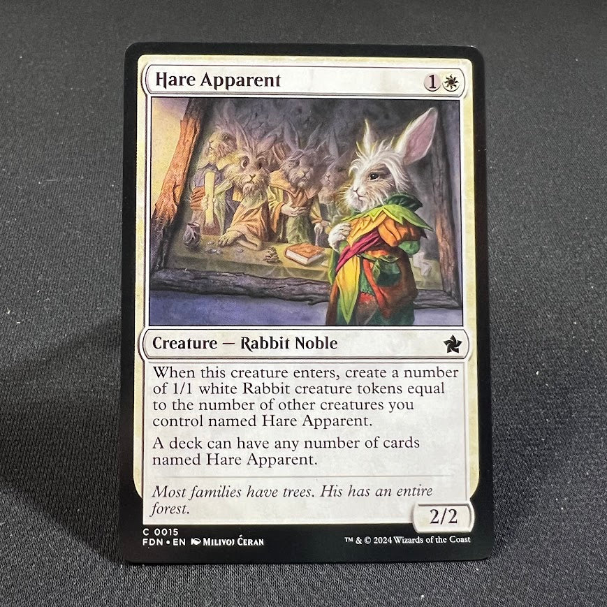 Hare Apparent - Foundations #15 - No Foil