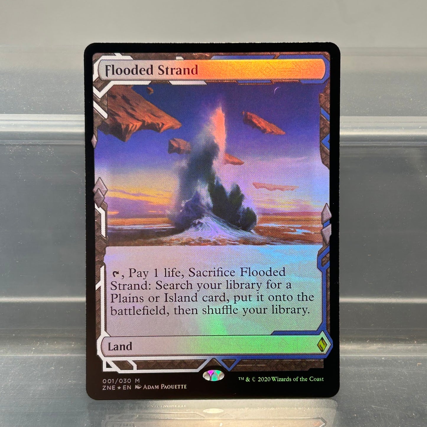 Flooded Strand - Zendikar Rising Expeditions #1 - Foil