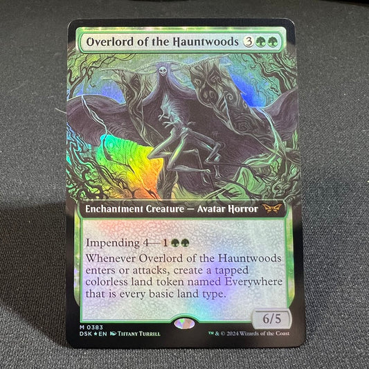 Overlord of the Hauntwoods - Duskmourn: House of Horror #383 - Foil