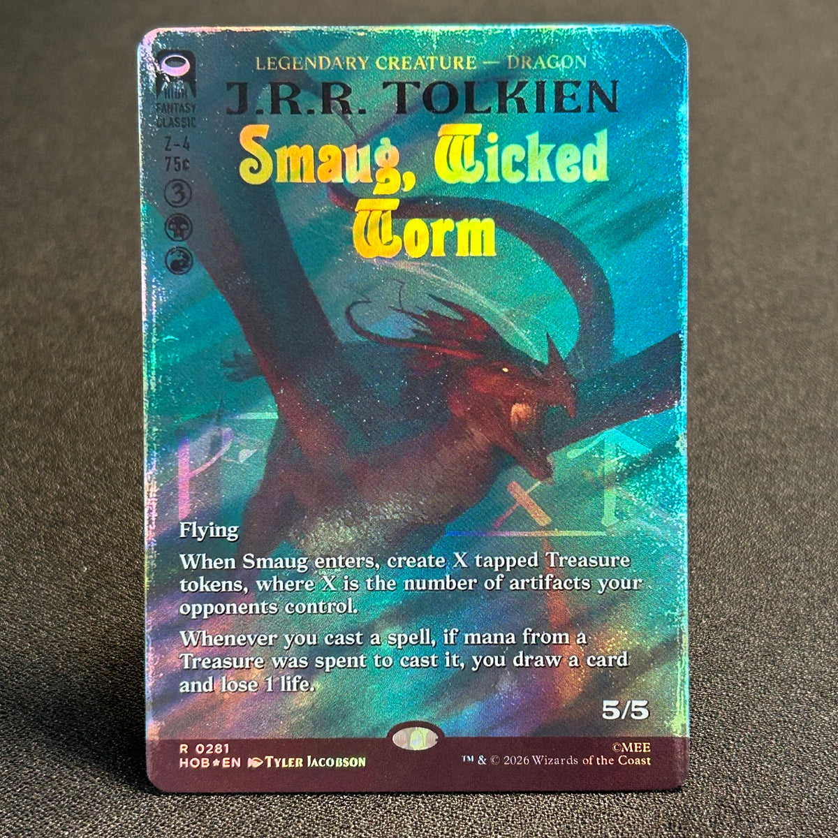 Smaug, Wicked Worm - The Hobbit #281 - Surge Foil
