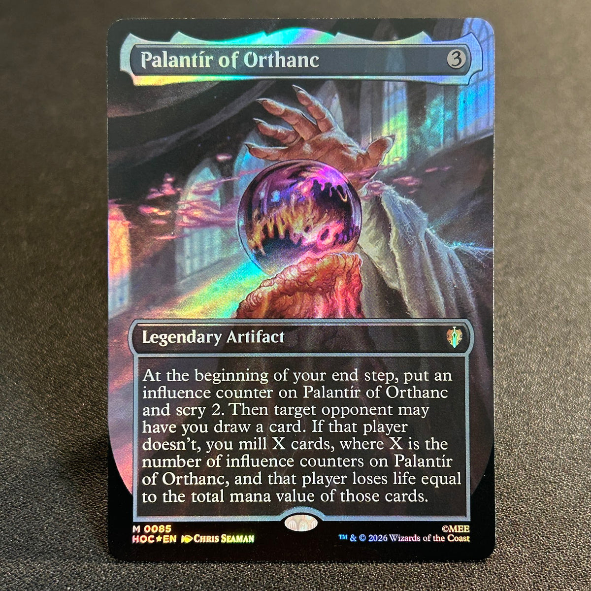 Palantír of Orthanc - The Hobbit Commander #85 - Surge Foil