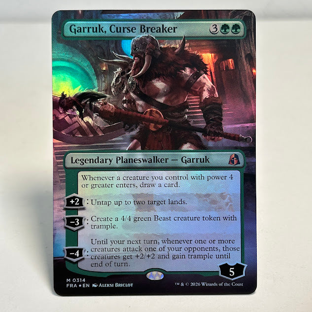 Garruk, Curse Breaker - Reality Fracture #314 - Foil