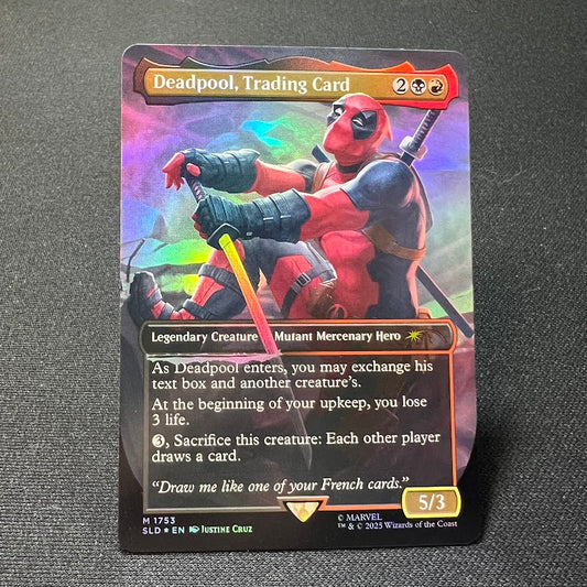 Deadpool, Trading Card - Secret Lair #1753 - Foil