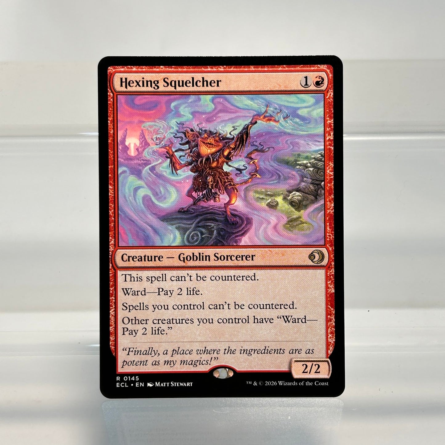 Hexing squelcher - Llorwyn Eclipsed #145 - No Foil