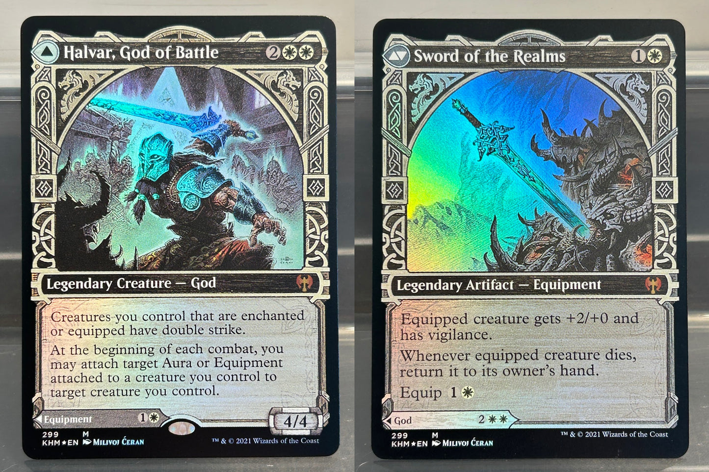 Halvar, God of Battle - Kaldheim #299 - Foil