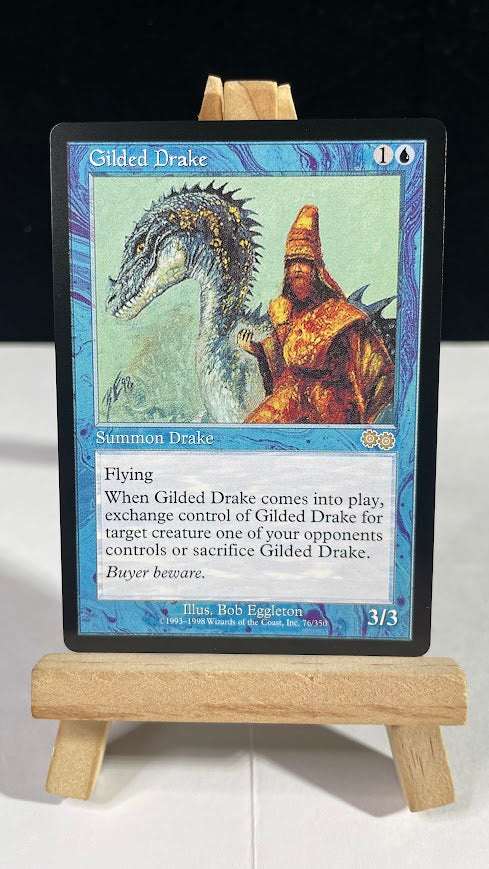 Gilded Drake - Urza's Saga #76 - No Foil