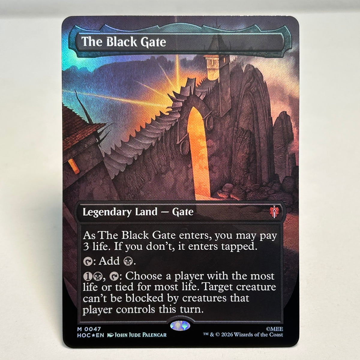The Black Gate - The Hobbit Commander #47 - Foil