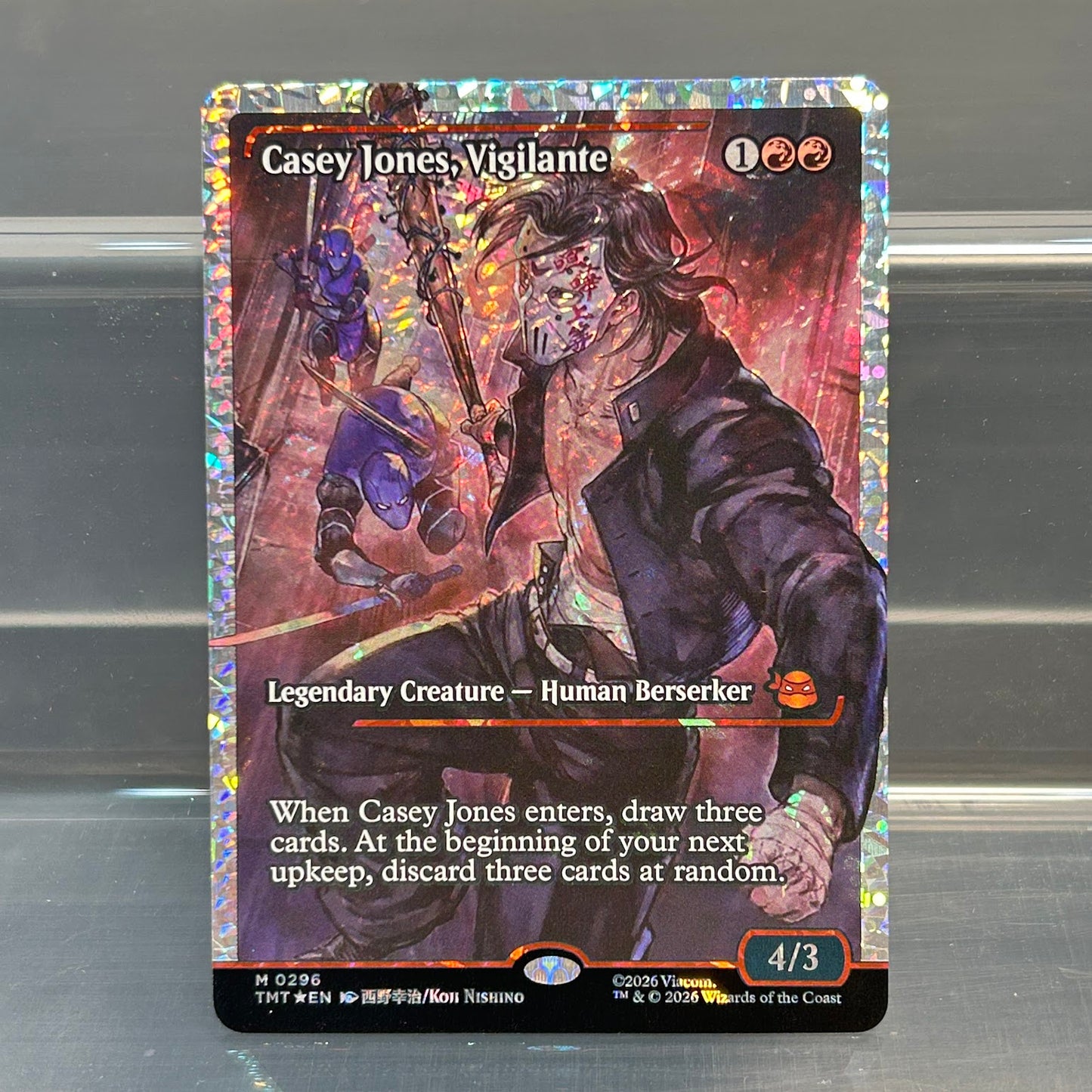 Casey Jones, Vigilante- Teenage Mutant Ninja Turtles #296 - Fractured Foil