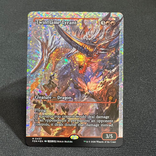 Twinflame Tyrant - Foundations #437 - Fractured Foil
