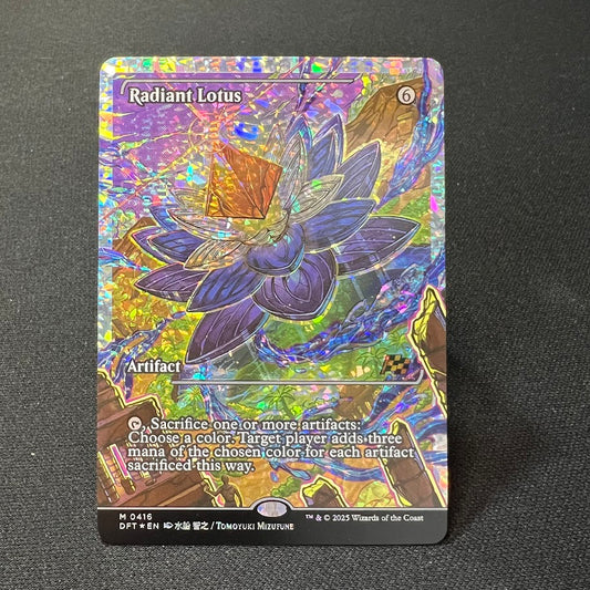 Radiant Lotus - Aetherdrift #416 - Fractured Foil