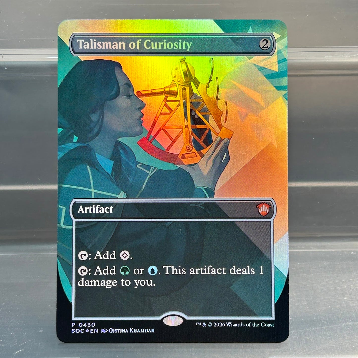 Talisman of Curiosity - Secrets of Strixhaven Commander #430 - Foil