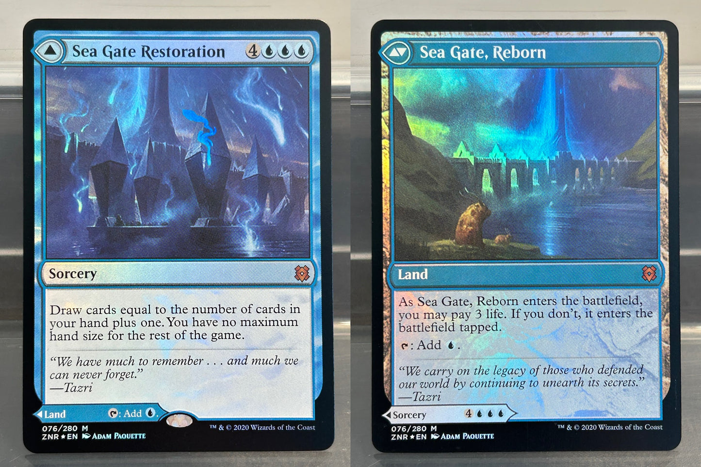 Sea Gate Restoration - Zendikar Rising #76 - Foil