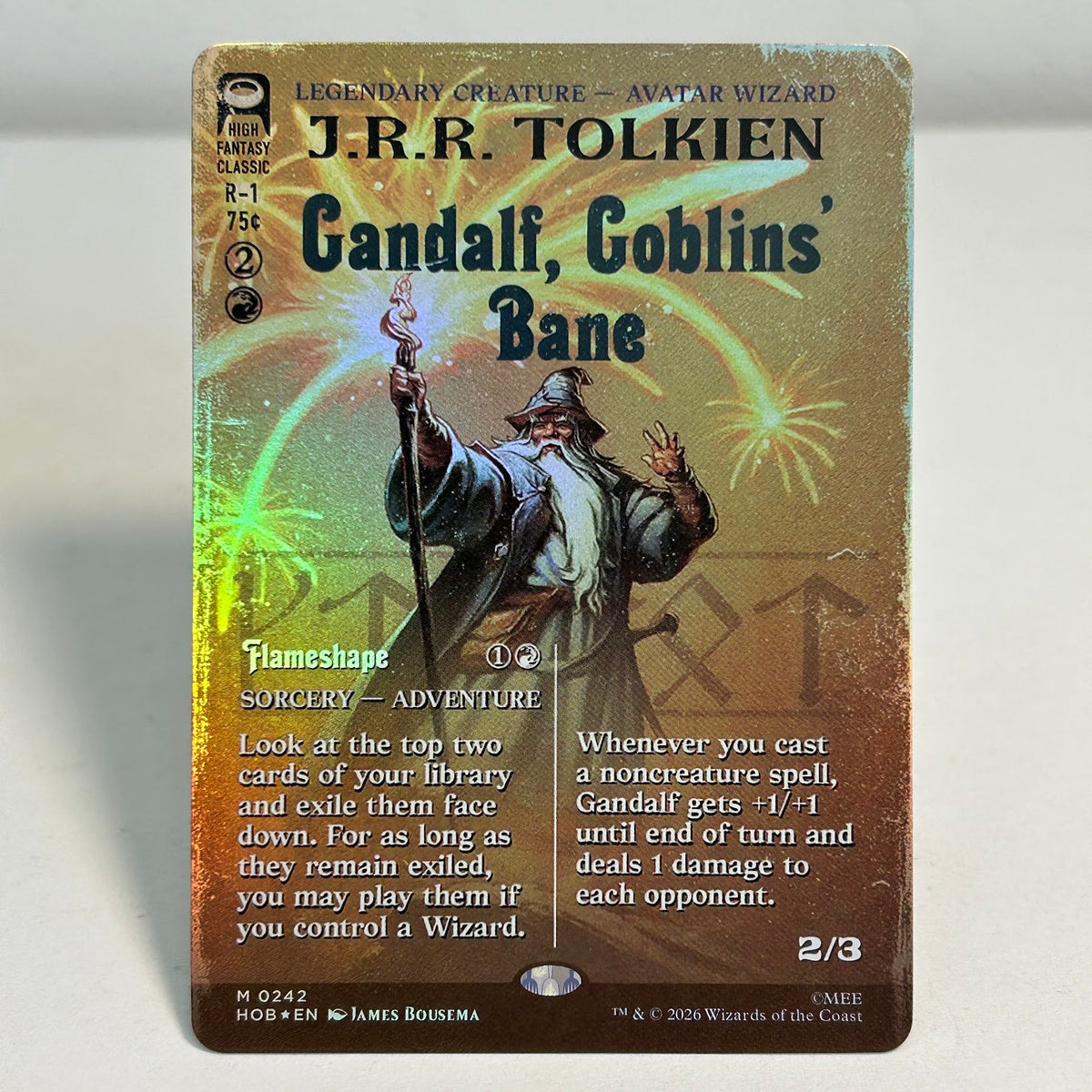 Gandalf, Goblins' Bane - The Hobbit #242 - Foil