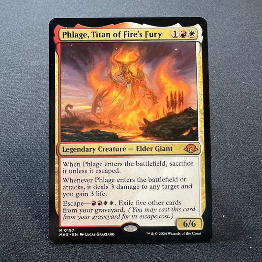 Phlage, Titan of Fire's Fury - Modern Horizons 3 #197 - No Foil