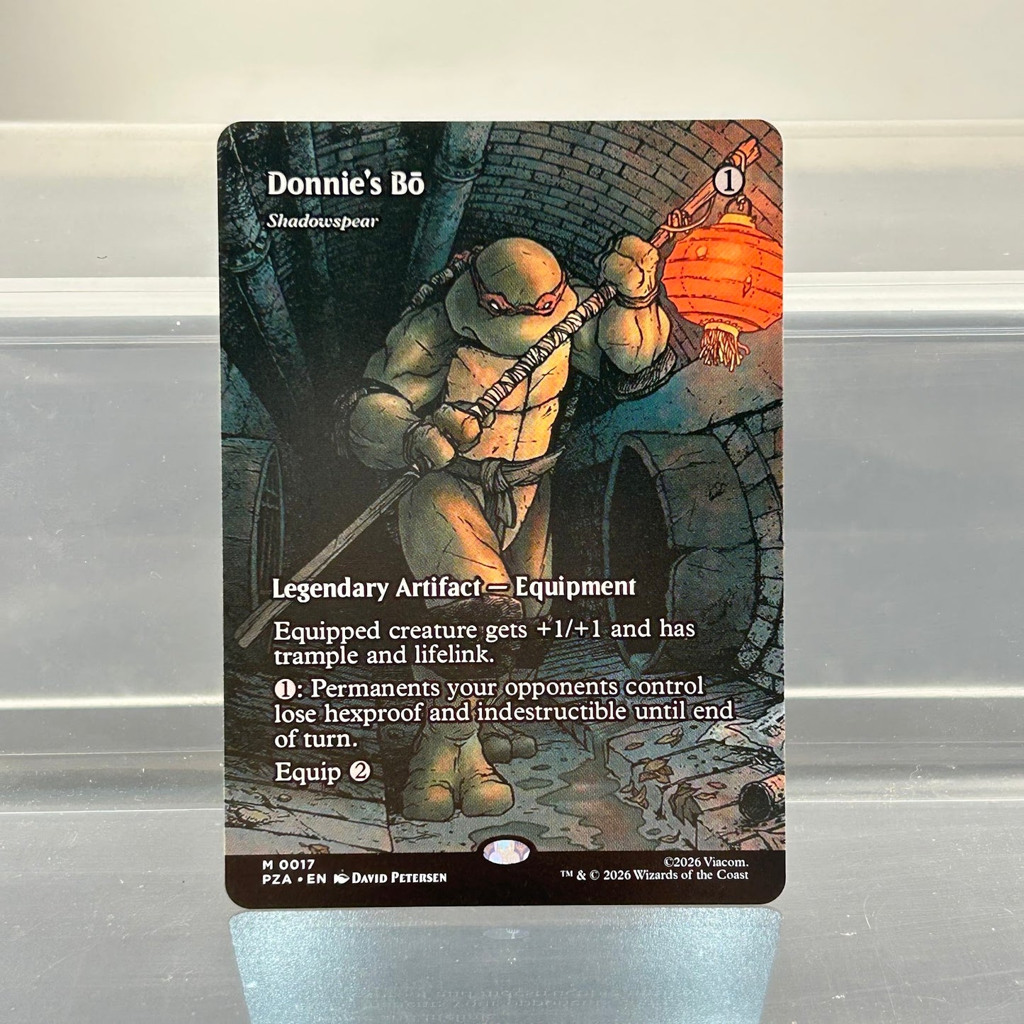 Shadowspear (Donnie's Bō) - Teenage Mutant Ninja Turtles Source Material #17 - No Foil