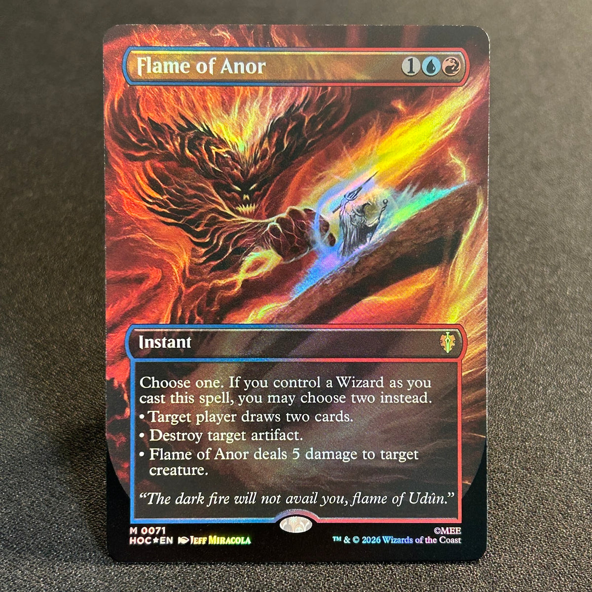 Flame of Anor - The Hobbit Commander #71 - Surge Foil
