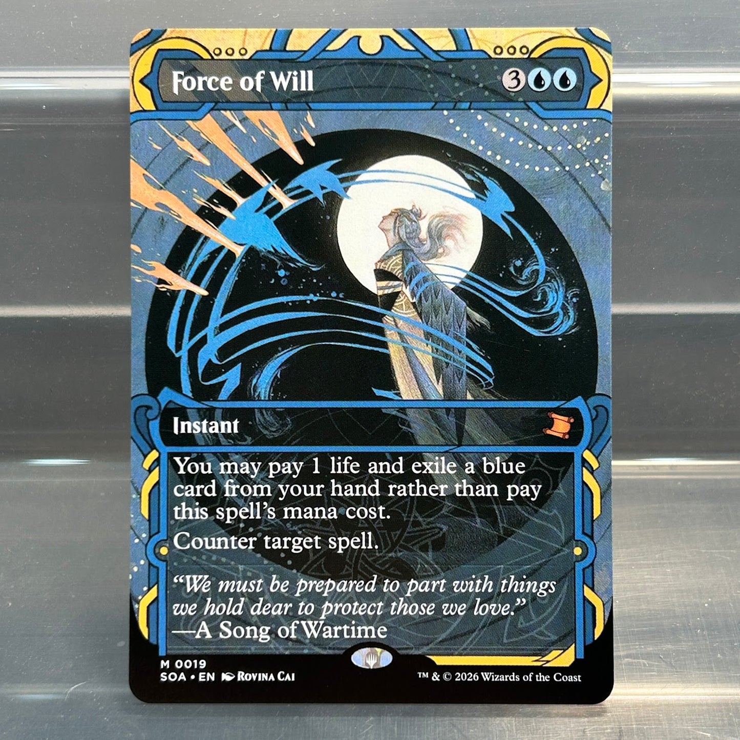 Force of Will - Secrets of Strixhaven Mystical Archive #19 - No Foil