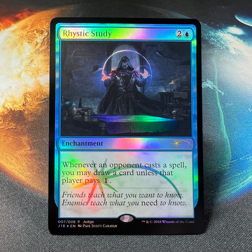 Rhystic Study - Judge Promos #7 - Foil