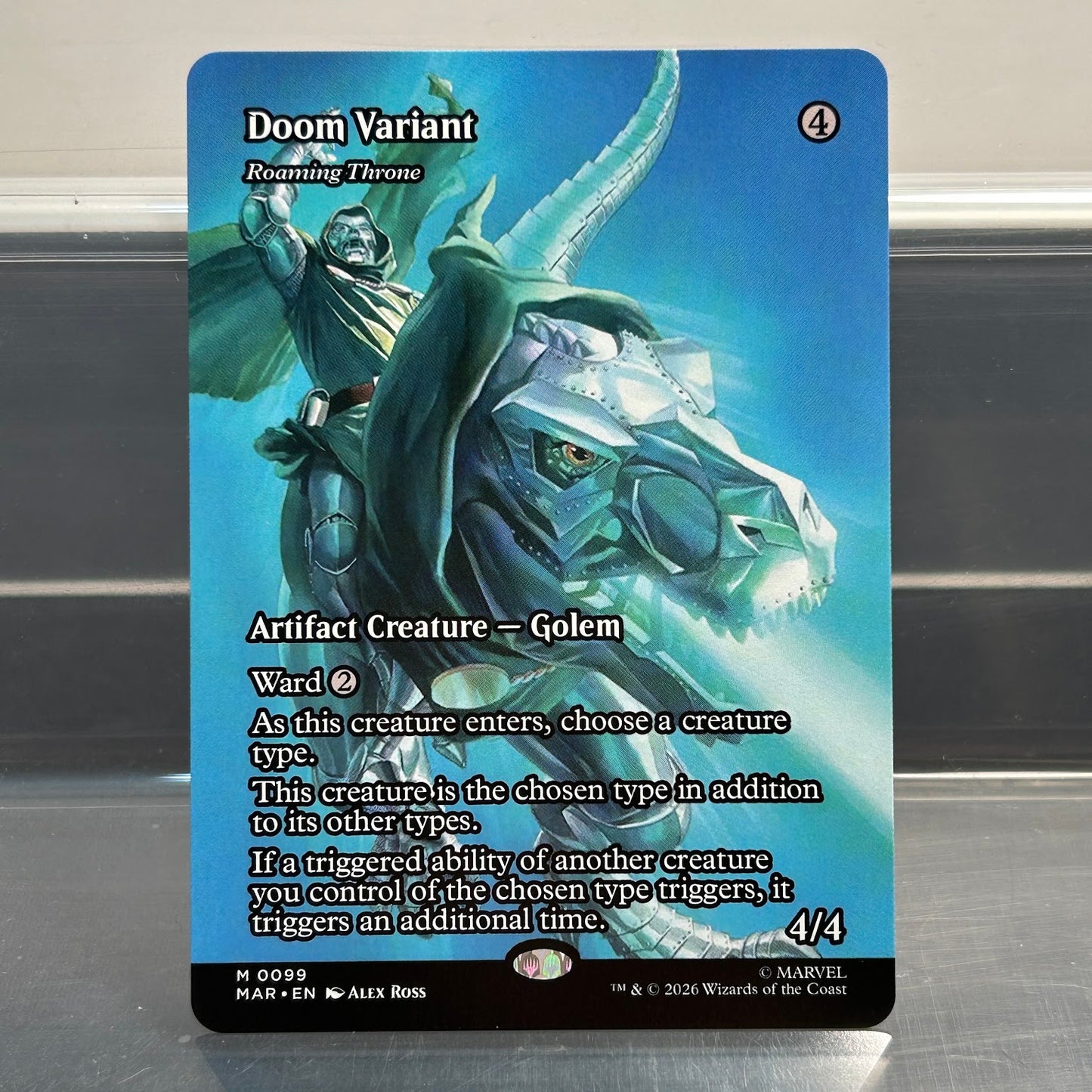 Roaming Throne (Doom Variant) - Marvel Universe #99 - No Foil