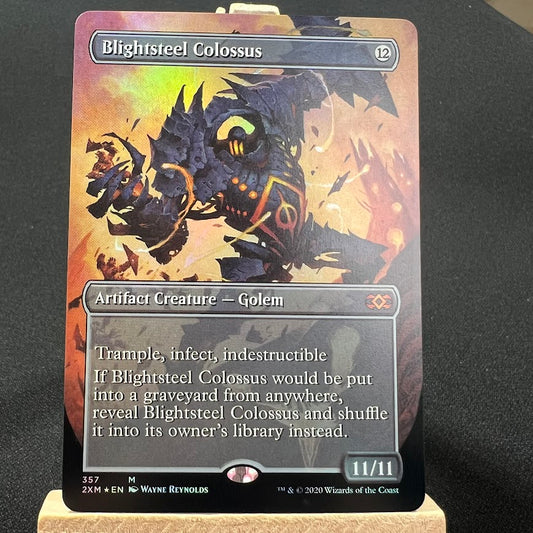 Blightsteel Colossus - Double Masters #357 - Foil