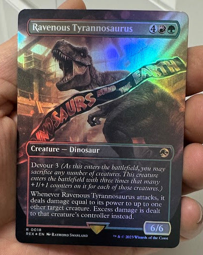 Ravenous Tyrannosaurus - Jurassic World #18 - Foil