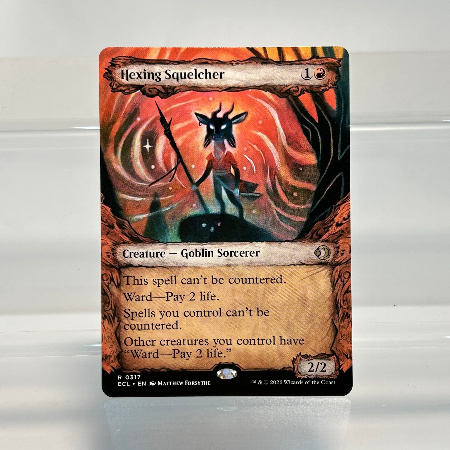 Hexing Squelcher - Llorwyn Eclipsed #317 - No Foil