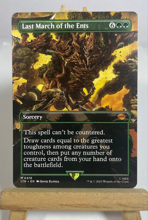 Last March of the Ents - The Lord of the Rings #418 - No Foil