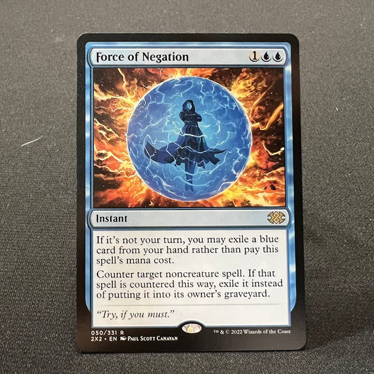 Force of Negation - Double Masters #50 - No Foil