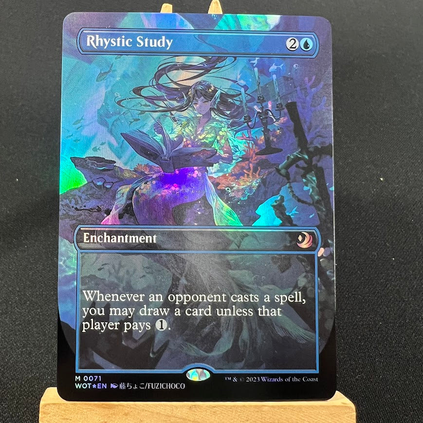 Rhystic Study - Wilds of Eldraine #71 - Foil