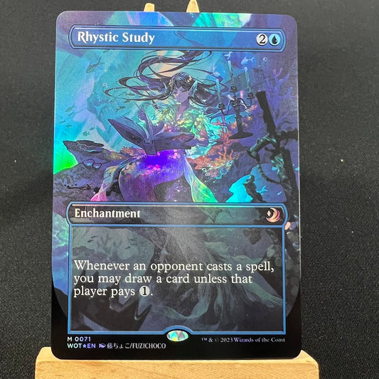 Rhystic Study - Wilds of Eldraine #71 - Foil