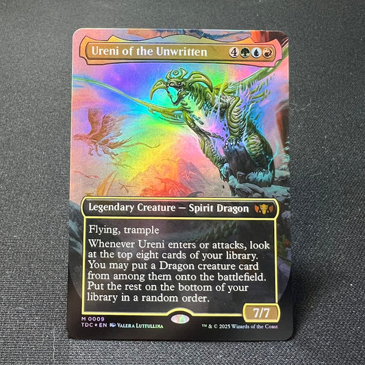 Ureni of the Unwritten - Tarkir: Dragonstorm Commander #9 - Foil