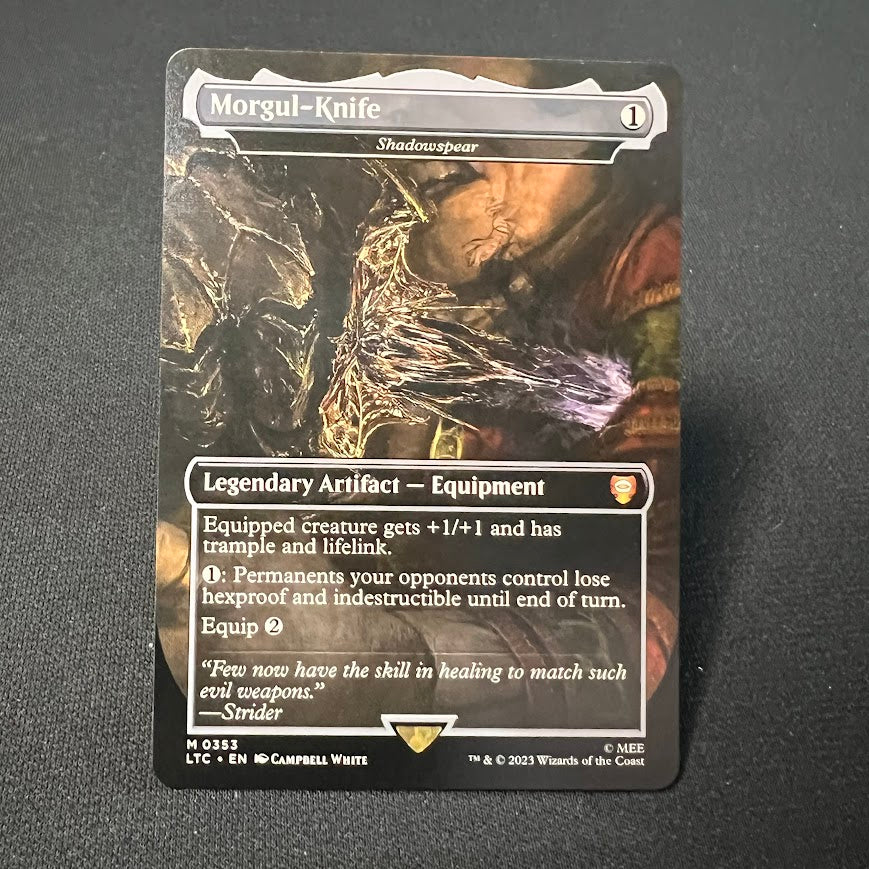 Shadowspear (Morgul-Knife) - The Lord of the Rings Commander #353 - No Foil