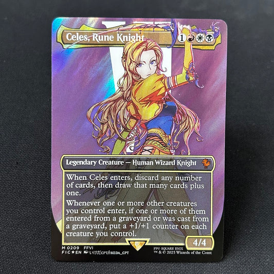 Celes, Rune Knight - Final Fantasy Commander #209 - Surge Foil