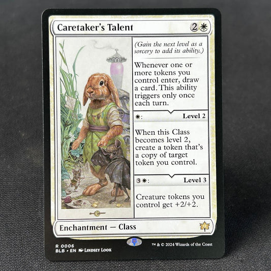 Caretaker's Talent - Bloomburrow #6 - No Foil