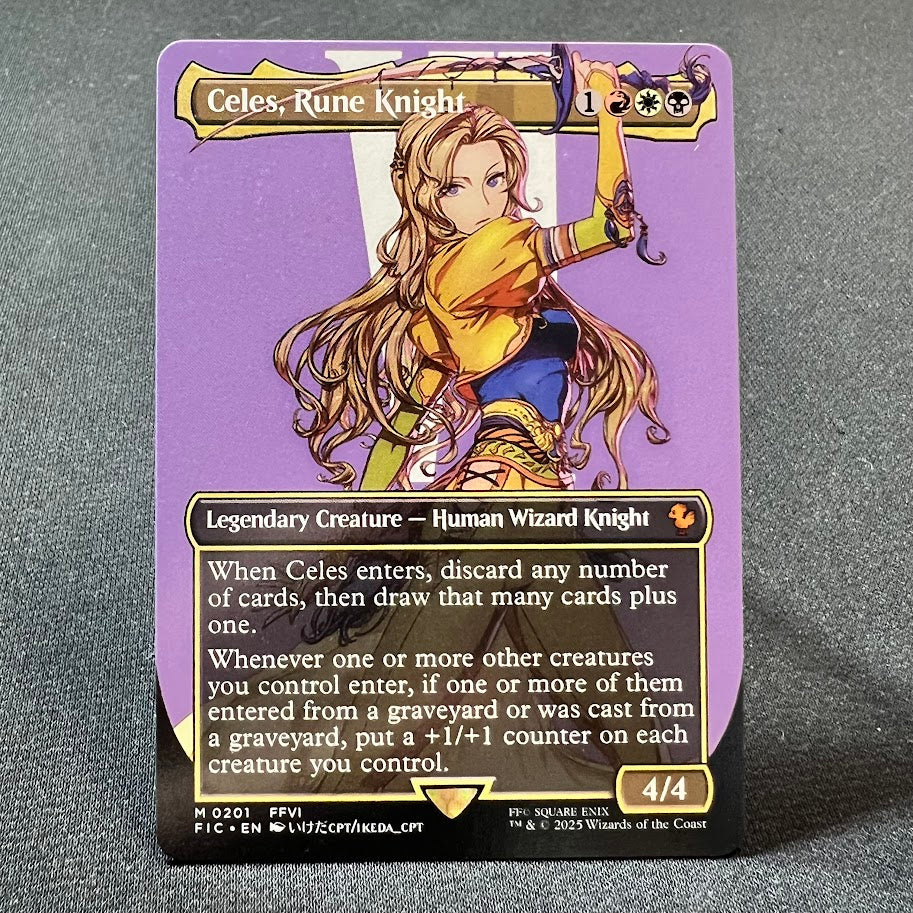 Celes, Rune Knight - Final Fantasy Commander #201 - No Foil