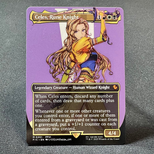 Celes, Rune Knight - Final Fantasy Commander #201 - No Foil