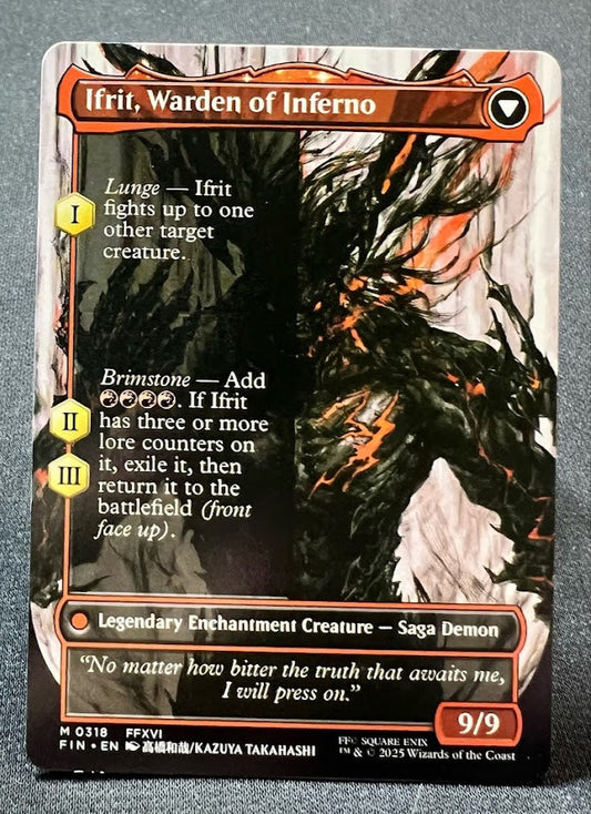 Clive, Ifrit's Dominant // Ifrit, Warden of Inferno - Final Fantasy #318 - No Foil