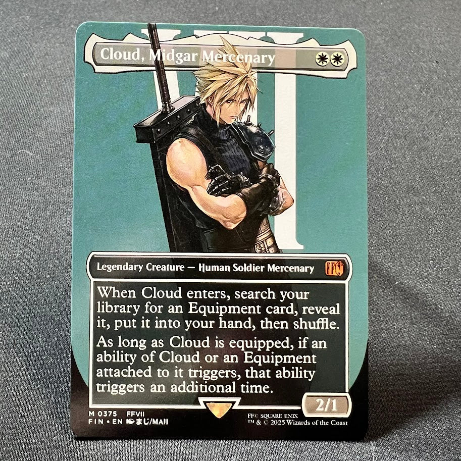 Cloud, Midgar Mercenary - Final Fantasy #375 - No Foil