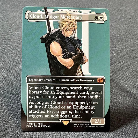 Cloud, Midgar Mercenary - Final Fantasy #375 - No Foil